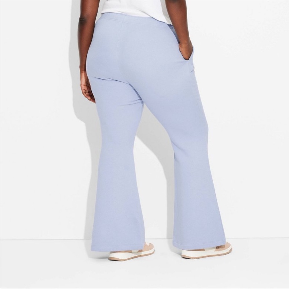 NWT Wild Fable High Rise Flare Leg Sweatpants from Target in Blue Size XXS Z63 - Picture 2 of 6
